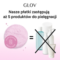 Wielorazowe płatki kosmetyczne do demakijażu GLOV® –