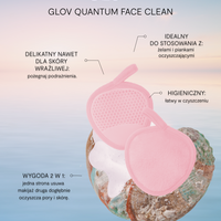 Dwustronny pad do demakijażu i mycia twarzy QUANTUM CLEAN –