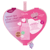 Glov® Velvet Lips and Ever Clean Skin - Zestaw do pielęgnacji ust i twarzy –