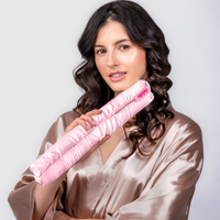 Satynowy COOLCURL™ innowacyjna lokówka do kręcenia włosów bez użycia ciepła GLOV® – Zdrowie i uroda