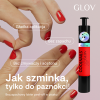 Bezzapachowy peel-off lacquer in a pen COOLNAILS GLOV