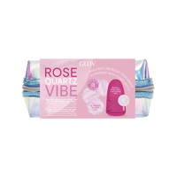 Zestaw z rękawicą do peelingu ciała oraz płatkami do demakijażu Rose Quartz Vibes