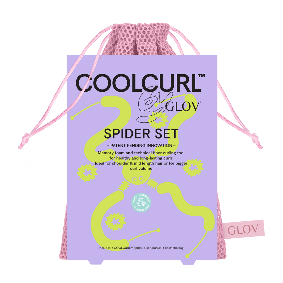 SPIDER COOLCURL™ 4-wałkowa lokówka do kręcenia włosów bez użycia ciepła GLOV®
