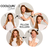 COOLCURL™ Pillow Rollers - Wałki do kręcenia włosów na zimno GLOV® – Zdrowie i uroda