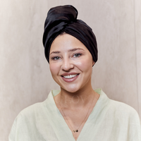 GLOV Dwustronny turban do włosów z mikrofibry i wegańskiej satyny, szybkie suszenie, anti-frizz –