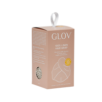 Lniany turban do włosów GLOV® –