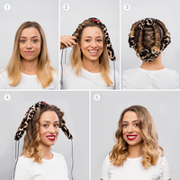 SPIDER COOLCURL™ 4-wałkowa lokówka do kręcenia włosów bez użycia ciepła GLOV® – Zdrowie i uroda