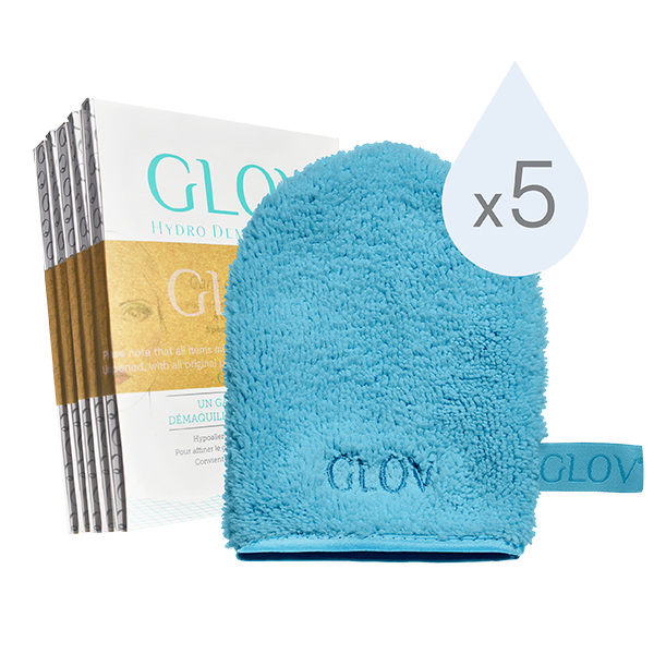 Rękawica do demakijażu i oczyszczania twarzy tylko przy użyciu wody GLOV®