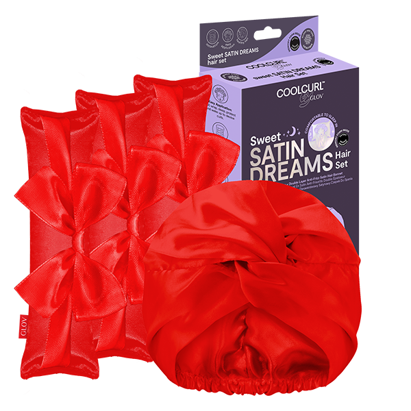Sweet Satin Dreams - zestaw do stylizacji włosów podczas snu