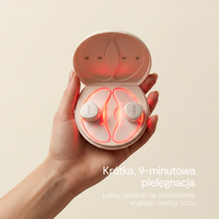 Płatki GLOV LED LUNA EYE z etui ładującym dla rozświetlonej i odświeżonej okolicy oczu – 