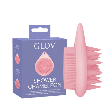 3w1 Silikonowa Myjka i Masażer do Ciała i Skóry głowy SHOWER CHAMELEON