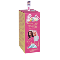 Czepek satynowy chroniący kręcone i stylizowane włosy przed tarciem i puszeniem Barbie™ ❤ GLOV®
