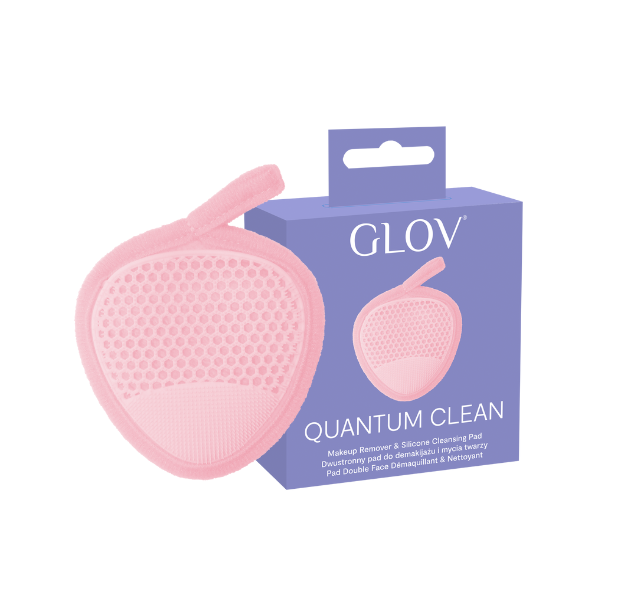 Dwustronny pad do demakijażu i mycia twarzy QUANTUM CLEAN – 