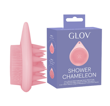 3w1 Silikonowa Myjka i Masażer do Ciała i Skóry głowy SHOWER CHAMELEON – 