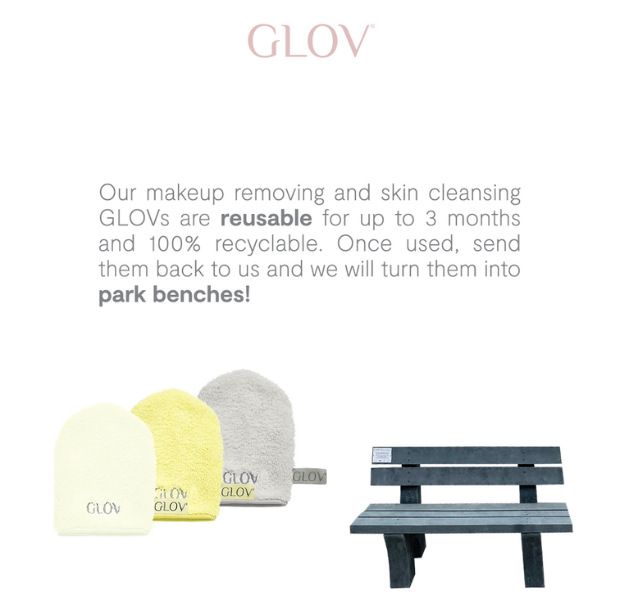 MULTI-PACK 2 pieces GLOV make-up removal and facial cleansing glove