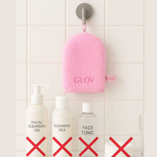 Rękawiczka do demakijażu i oczyszczania twarzy tylko przy użyciu wody GLOV® – 