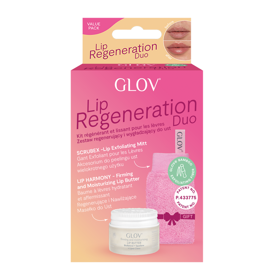 GLOV® Lip Regeneration Duo - Zestaw regenerujący i wygładzający do ust