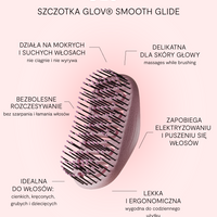 Szczotka do łatwego rozczesywania włosów Smooth Glide