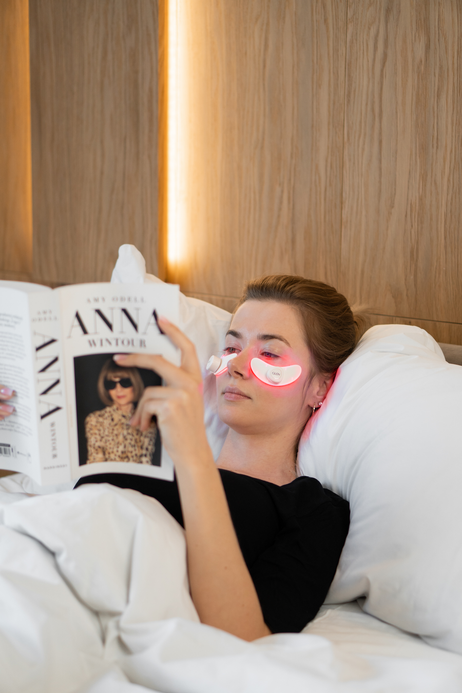 Patches LED de soin pour un contour des yeux lumineux et rafraîchi LUNA EYE