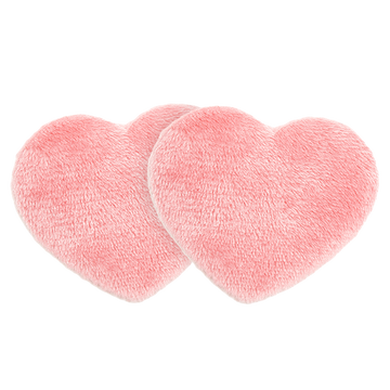 Free gift Wielorazowe płatki kosmetyczne GLOV Heart Pads pink