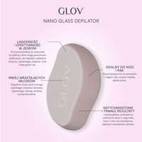 Depilator z nano szkła GLOV – Zdrowie i uroda