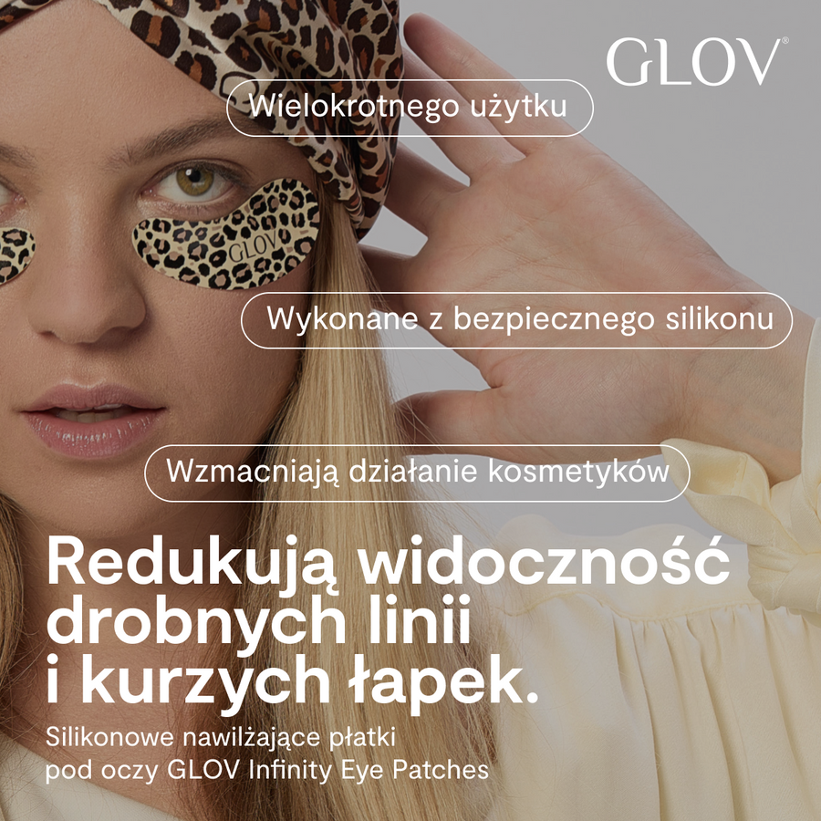 Silikonowe nawilżające płatki pod oczy GLOV Infinity Eye Patches