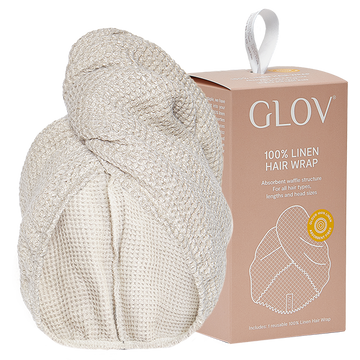 Lniany turban do włosów GLOV® – 