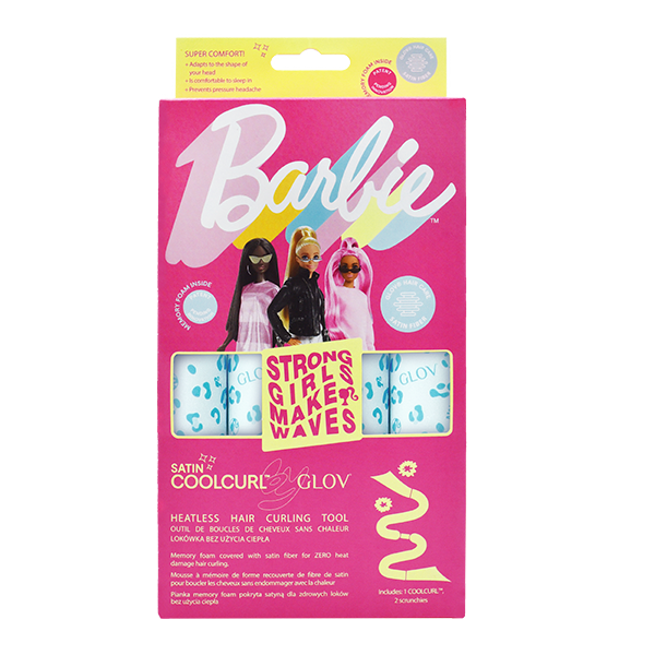 Satin COOLCURL™  innowacyjna lokówka do kręcenia włosów bez użycia ciepła Barbie™ ❤ GLOV®