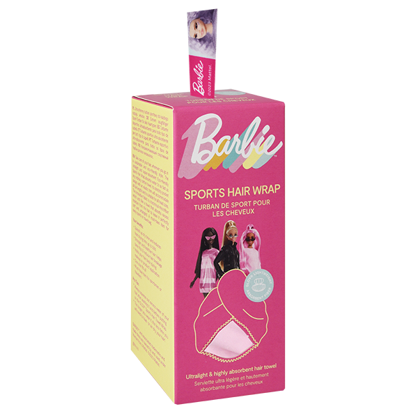 Eco-friendly sportowy turban-ręcznik do włosów Barbie™ ❤ GLOV®