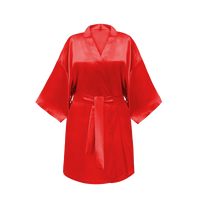 Satynowy szlafrok / kimono – 