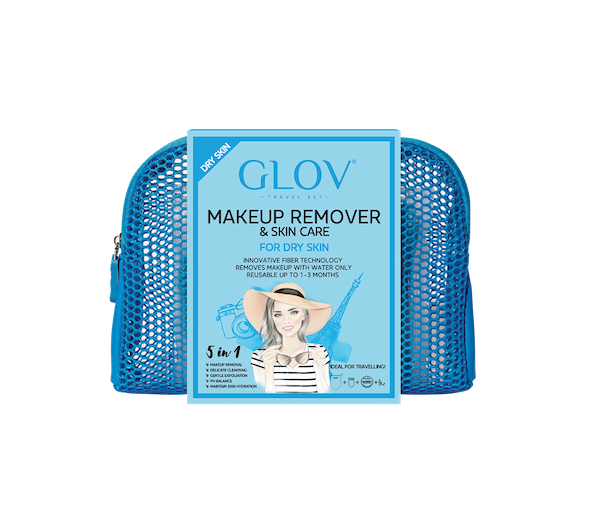 Podróżny zestaw do oczyszczania cery suchej GLOV Travel Set Dry Skin – 