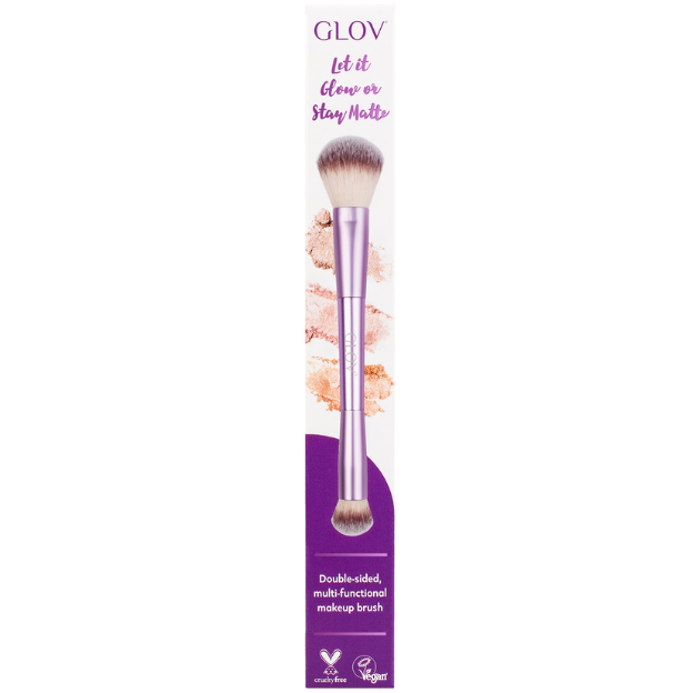 Wielofunkcyjny pędzel do makijażu GLOV Let it Glow or Stay Matte – 